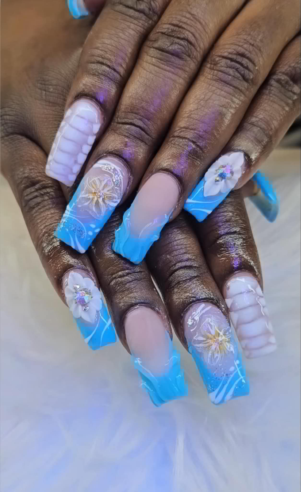 Luxury French Manicure with Gloss Finish - Best Seller at LA Nails